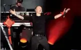  ??  ?? Linkin Park lead singer Chester Bennington performs at Workers’ Stadium in Beijing during the band’s China tour in 2015. Bennington was found dead on Thursday.