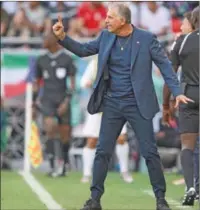  ?? (AFP) ?? Iran’s Portuguese coach Carlos Queiroz on Friday.