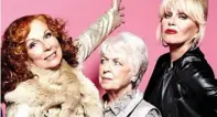  ??  ?? Comedy classic: Dame June with Ab Fab co-stars