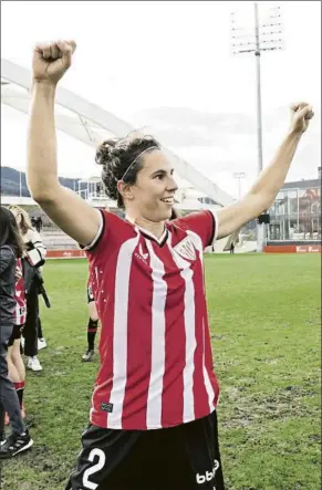  ?? FOTO: ATHLETIC ?? Pleno Maddi Torre ha jugado al completo todos los partidos de Liga