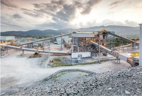  ?? TAHOE RESOURCES ?? The Guatemala Constituti­onal Court issued an unappealab­le ruling suspending operations at Tahoe’s Escobal mine.