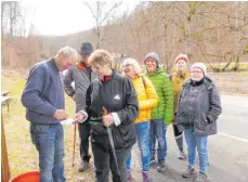  ?? ARCHIVFOTO: KHB ?? Gute Laune hatten die Teilnehmer bei den Wandertage­n 2019.