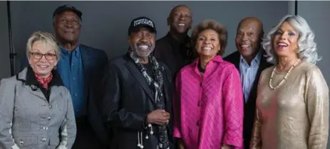  ?? AMY SUSSMAN/INVISION/THE ASSOCIATED PRESS ?? The original cast of Roots, from left: Sandy Duncan, John Amos, Ben Vereen, Louis Gossett Jr., Leslie Uggams, Georg Stanford Brown and Lynne Moody.