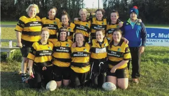  ??  ?? The North Meath women’s team pictured before a recent win over Dundalk