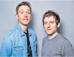  ??  ?? Dream team: John Robins and Elis James made a risky move from Radio X to 5 Live