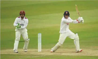  ??  ?? Dan Lawrence’s success for Essex has put him line to make his England Test debut at the age of 23. Photograph: Harry Trump/Getty Images