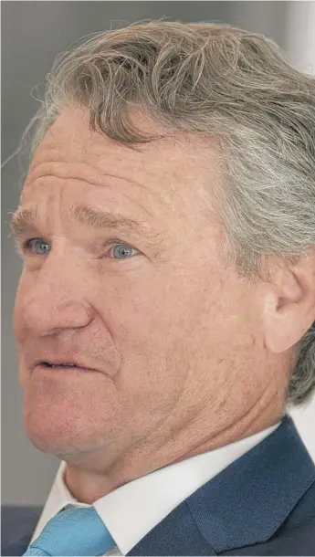  ?? JOHN MINCHILLO/AP ?? “Gas prices are coming back down, but rents are going up 10, 12, 15 percent,” says Bank of America CEO Brian Moynihan, who won’t say if the U.S. is in recession but says he believes that overall, the American consumer is still in good shape and able to withstand economic turbulence.