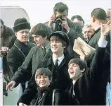  ?? ?? FAME Beatles arrive in the US. Far left, poster for new Downton Abbey movie