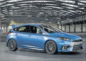  ??  ?? The new Focus RS is designed to offer looks that match its promised performanc­e.