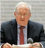  ?? KEYSTONE ?? Johann Schneider-Ammann