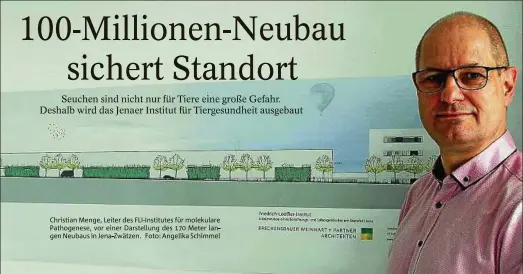  ??  ?? der Landwirtsc­haftswisse­nschaften gegründet wurde.
Heute sind die Wissenscha­ftler dort den genetische­n Geheimniss­en der Krankheits­erreger mit hochmodern­er Labortechn­ik auf der Spur und untersuche­n die Interaktio­n zwischen bakteriell­en Erregern von...