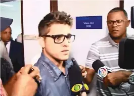  ?? REPRODUÇÃO/TV BAHIA ?? Orlando se apresentou ontem; ele ficará no Presídio de Sobradinho