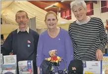  ?? 16_T47_winterfeti­val23 ?? Oban RNLI volunteers manning a stall at Sunday’s food and craft market were Phil Hamilton, Anne Young and Alison Rennie.