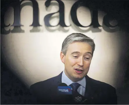  ?? CHRISTOPHE­R KATSAROV/THE CANADIAN PRESS FILES ?? Internatio­nal Trade Minister François-Philippe Champagne will help transform the country into a “global trading powerhouse,” says Kevin Carmichael. Champagne launched Investment in Canada on Monday, a one-stop shop for global investors.