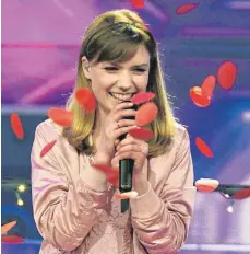  ?? FOTO: DPA ?? Marie Wegener ist die jüngste DSDS-Siegerin.