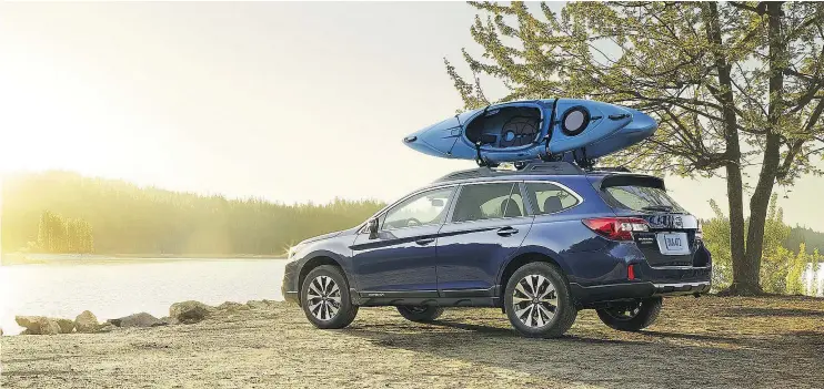  ??  ?? More of a crossover than a sport utility vehicle, the popular 2016 Outback is set to help Subaru break the sales record the automaker set in 2015.