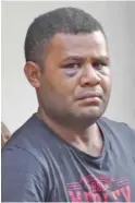  ?? Photo: ?? Lepani Raikula...Police said black eyes from people he allegedly scammed.