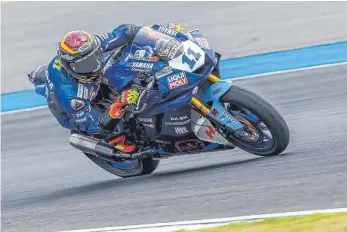  ?? FOTO: KALLIO RACING ?? Der Berkheimer Sandro Cortese fuhr in Buriram (Thailand) auf Rang vier.