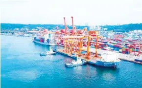  ?? SUPPLIED ?? Japan has played a key role in the developmen­t of Sihanoukvi­lle Autonomous Port.