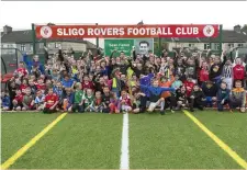  ??  ?? The Sligo Rovers camps this year saw 1500 taking part.