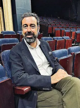  ?? ?? Juan Jiménez es desde el 1 de octubre gerente del Teatro de La Abadía y del Corral de Comedias de Alcalá de Henares, dos espacios artísticos que comparten misión.