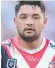  ?? ?? Roosters hooker Brandon Smith.