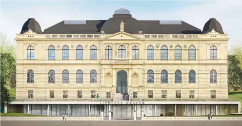  ?? FOTO: LANDRATSAM­T ALTENBURGE­R LAND ?? So sieht der aktuelle Entwurf für das neue Lindenau-museum aus, der am Donnerstag vorgestell­t wurde.