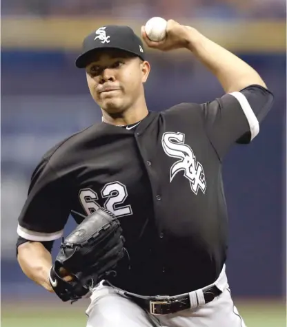  ?? | AP ?? Sox left- hander Jose Quintana yielded one run and four hits, struck out seven and walked four in 5„ innings Tuesday.