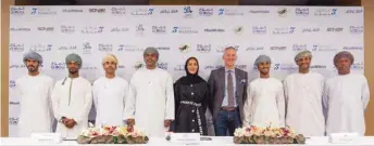  ??  ?? Oman’s sporting legends join forces with the Al Mouj Muscat Marathon 2020 organisers to make the event a complete success.