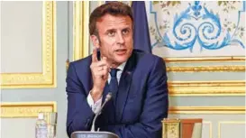  ?? / EPA ?? Macron u anketama vodi uoči nedjeljnih izbora
