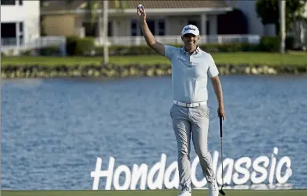  ?? Ap ?? With Matt Jones’ victory at the honda classic, the 40-year-old australian earned a spot at the Masters.