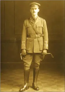  ?? ?? Full-length portrait of Major A. B. Stafford in uniform.
