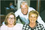  ??  ?? From left, Georgie Kennedy, Mick Bone and Margaret Bennie