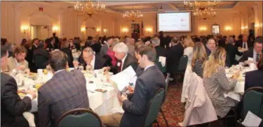  ?? SUBMITTED PHOTO ?? The Chester County Economic Developmen­t Council released its economic developmen­t milestones for fiscal year 20172018 at the Desmond Hotel in East Whiteland. More than 150 local business leaders attended the event.