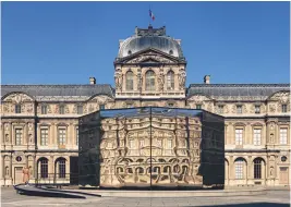  ??  ?? eva jospin Panorama, 2016 Created with Outsign architects, with a cardboard forest inside, this was the first contempora­ry work shown in the Louvre’s Cour Carrée