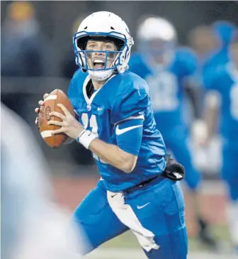  ?? COURTESY PHOTO ?? PAIN FREE: Scituate QB Aidan Sullivan’s torn meniscus is firmly in the past.