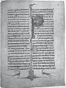  ?? ?? F[1]. 20r e Kodikut origjinal ne pergamen nga shekulli XIV, ku flitet per Nderun ipeshkvin e Krujes. Origjinali ne bilbioteke­n Szechenyi, Budapest