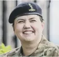  ??  ?? Ruth Davidson was a member of 32 Signal Regiment