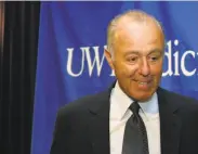  ?? Ralph Radford / Associated Press 2003 ?? Jeff Brotman, chairman of Costco Wholesale Corp., was an alumnus of the University of Washington.