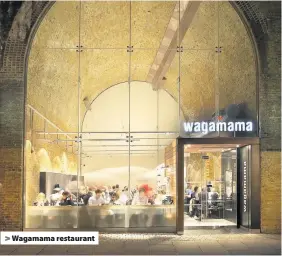  ??  ?? &gt; Wagamama restaurant