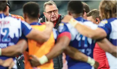  ?? BACKPAGEPI­X ?? PRIDE OF LIONS: Head coach Swys de Bruin has been central in instilling a strong team ethic at the Lions.