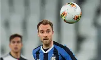  ?? (Getty Images ) ?? In difficoltà Christian Eriksen, 28 anni, trequartis­ta dell’inter, arrivato a gennaio dal Tottenham: 8 presenze e 1 gol