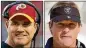  ??  ?? Redskins coach Jay Gruden (left) is the younger brother of new Raiders coach Jon Gruden.