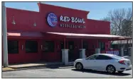  ?? (Arkansas Democrat-Gazette/Eric E. Harrison) ?? Red Bowl Noodle & Dim Sum is on target to open by the end of March in the Galleria shopping center, 9700 N. Rodney Parham Road, Little Rock.