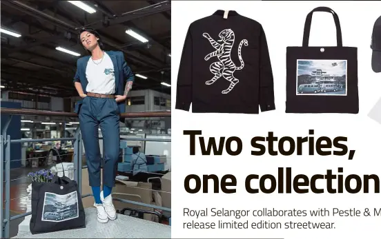  ??  ?? The collection represents a seamless fusion of streetwear culture with luxury lifestyle goods. — Photos: Royal Selangor