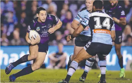  ?? Picture: GETTY IMAGES ?? Billy Slater’s latest strong display against the Sharks only confirmed his return to the Queensland Origin side.