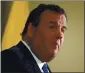  ??  ?? Chris Christie