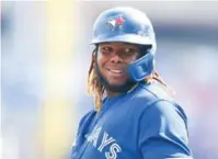  ??  ?? Vladimir Guerrero Jr, de los Azulejos de Toronto.