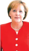  ??  ?? Angela Merkel