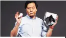  ??  ?? Xiaomi founder Lei Jun. Analysts credit Xiaomi’s success to offering “world-class products” at low prices